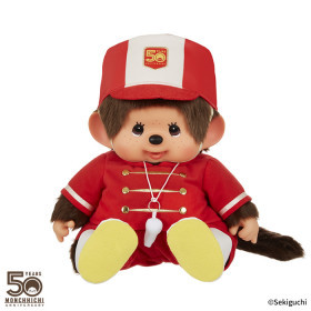 Monchhichi 50周年巡遊系列男孩坐款 L號